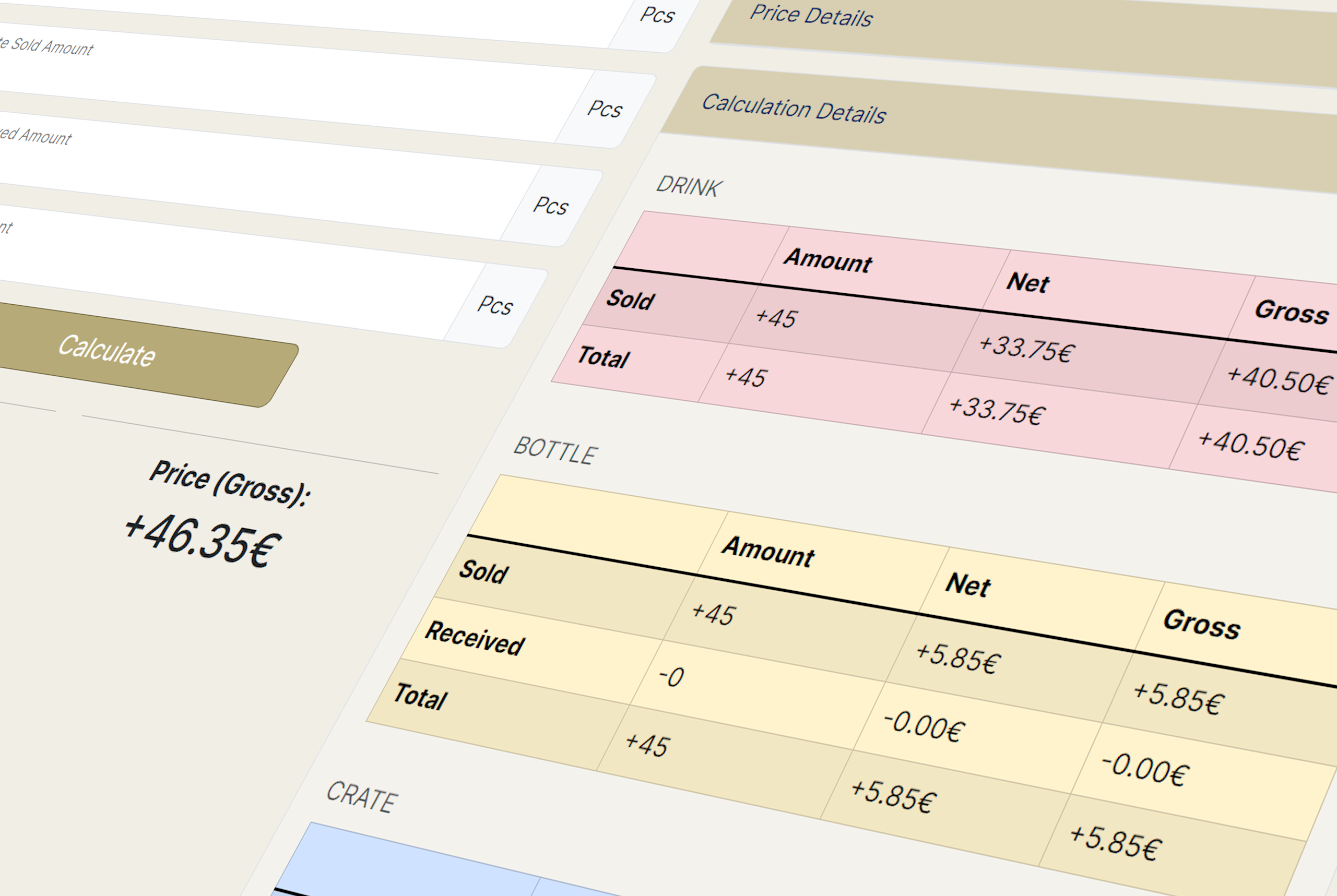 Delivery price calculator